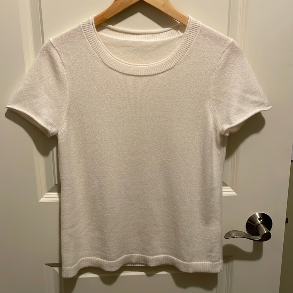 J. Crew relaxed cashmere T-shirt